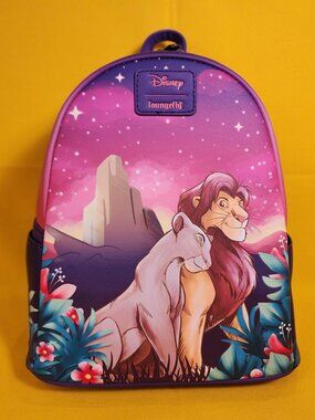 Loungefly Disney The Lion King Nala & Simba Pride Rock Mini Backpack NEW